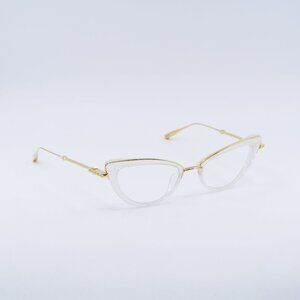 Valentino V-DAYDREAM VLX-123C Eyeglasses Ivory/Gold 51mm Cat Eye Frame